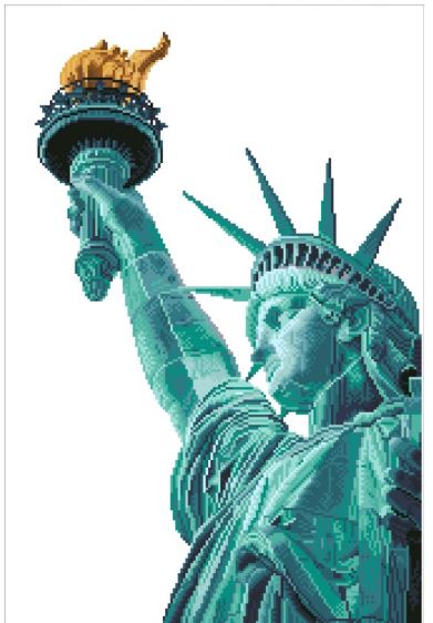 Diamond Dotz Kit for Adults Statue Of Liberty Intermediate Diamond Painting - sctoyswholesale