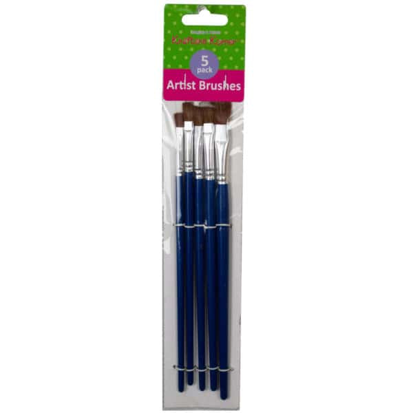 Craft Paint Brushes 5 Piece