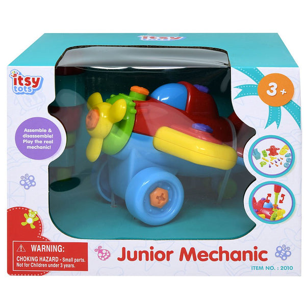 Itsy Tots Junior Mechanic Plane in window box - sctoyswholesale