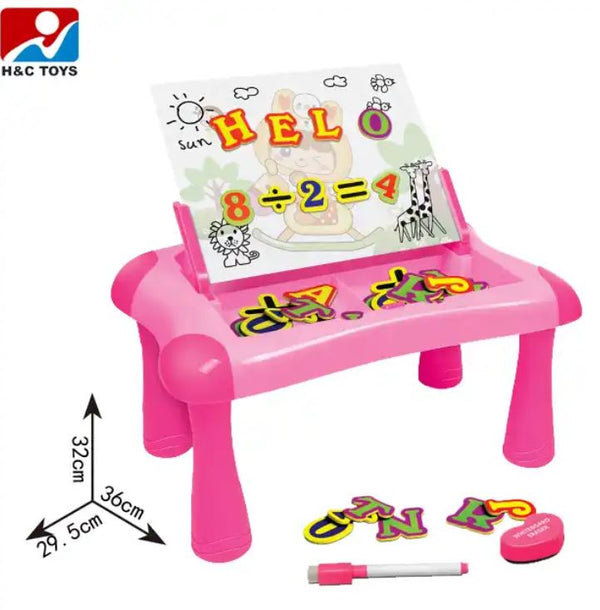 Kids Magnetic Sketchpad 2 in 1 Drawing and Writing Learning Table Toy