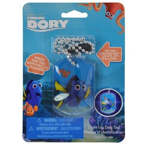 Finding Dory Light-up Dog Tag on card - sctoyswholesale