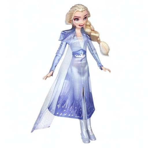 Disney Frozen Elsa Fashion Doll with Long Blonde Hair & Blue Outfit Inspired by Frozen 2 - Toy for Kids 3 Years Old & Up