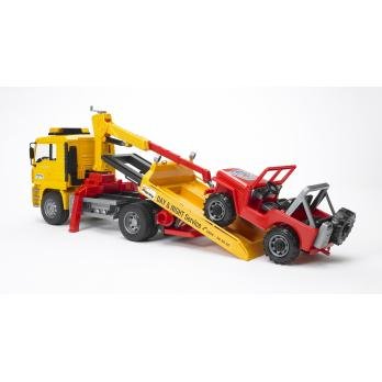 Bruder Man TGA Tow Truck with Cross Country Vehicle