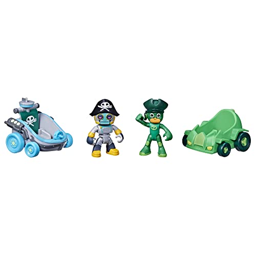 PJ Masks Pirate Power Gekko vs Pirate Robot Battle Racers Preschool Toy - sctoyswholesale