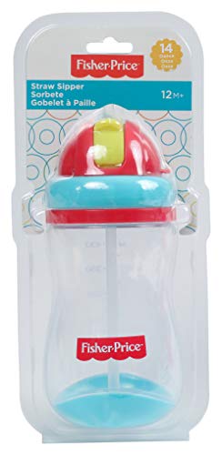 Fisher Price Unisex Baby 14 Oz Single Pack Pop Up Straw Sipper Cup - sctoyswholesale