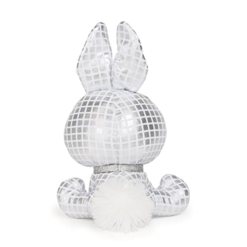 GUND P.Lushes Designer Fashion Pets B.G. Night Rabbit Stuffed Animal Soft Plush, 6-inch Height, Silver Metallic - sctoyswholesale