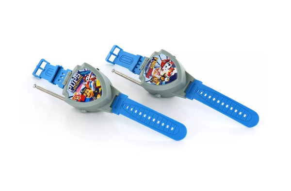 Paw Patrol 2 Piece Wrist Walkie Talkie Set With Built in Watch