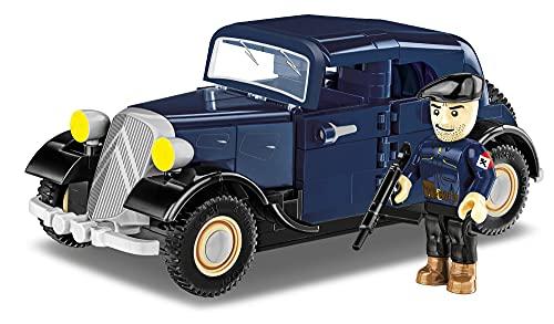 COBI Historical Collection: World War II 1934 Citroen Traction 7A Vehicle, Navy Blue - sctoyswholesale