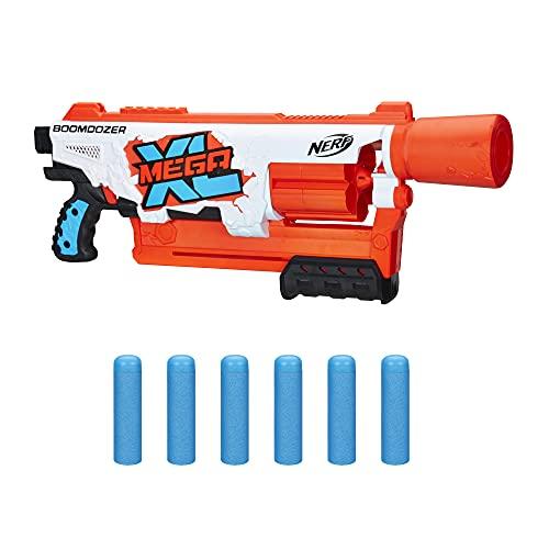 NERF Mega XL Boom Dozer Blaster, Largest Mega Darts Ever, XL 6-Dart Rotating Drum - sctoyswholesale