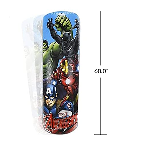 Avengers Jumbo Bop Bag Kids Super Size Punching Bag 5ft Tall Boys Age 3 and Up