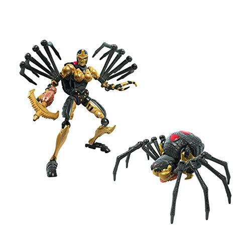 Transformers Toys Generations War for Cybertron: Kingdom Deluxe WFC-K5 Blackarachnia Action Figure - Kids Ages 8 and Up, 5.5-inch - sctoyswholesale