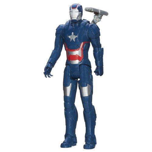 Marvel Iron Man 3 Titan Hero Series Avengers Initiative Movie Series Iron Patriot Action Figure, 12-Inch - sctoyswholesale