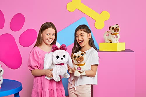 Pets Alive Lil' Paw The Walking Puppy by ZURU Interactive Dog That Walk, Waggle, and Barks, Interactive Plush Pet, Electronic Leash, Soft Toy for Kids and Girls