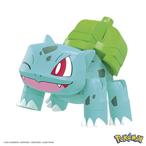 MEGA Pokémon Action Figure Building Toys Set For Kids, Bulbasaur'S Forest Fun With 82 Pieces, 1 Poseable Character, Age 9+ Years Gift Idea