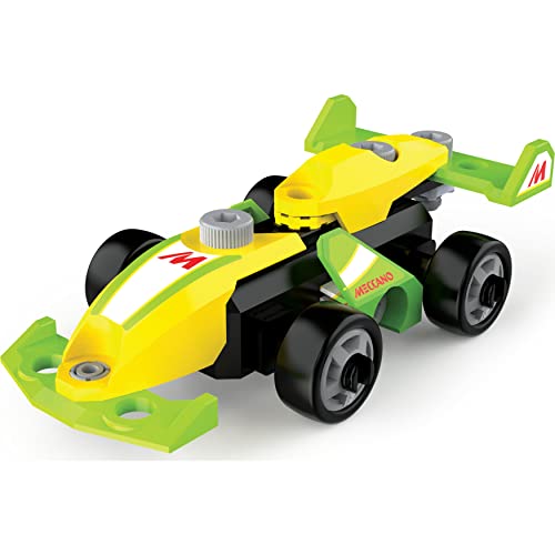 MECCANO - MES PREMIÈRES CONSTRUCTIONS MECCANO JUNIOR - Voiture de course, Moto, Hélicoptère ou Bulldozer - sctoyswholesale