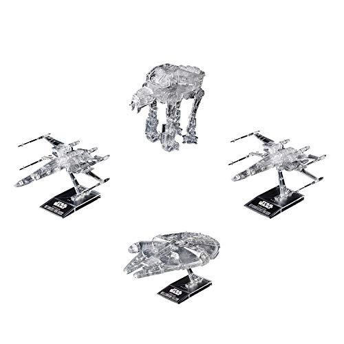 Star Wars: The Last Jedi 1/144 & 1/350 & 1/540 Clear Vehicle Set,Bandai Spirits VM - sctoyswholesale