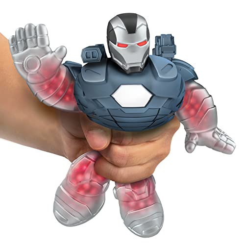 Heroes of Goo Jit Zu Marvel War Machine Hero Pack - Super Scrunchy Bead Filled Marvel Figures 4.5'' Tall