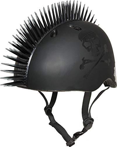 Krash Jolly Roger Mohawk Helmet, Youth 8+ Years, Black - sctoyswholesale