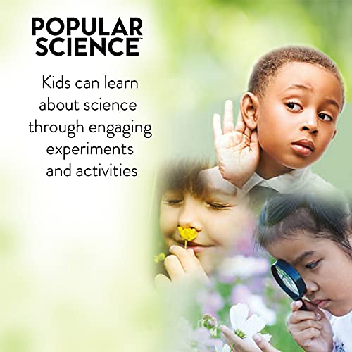 POPULAR SCIENCE 5 Senses Discovery Lab Science Kit | STEM Toys and Gifts for Educational and Fun Experiments for Families and Children Ages 8 Years +12