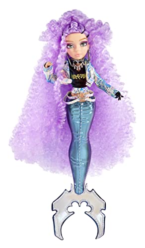 MERMAZE MERMAIDZ Color Change Riviera Mermaid Fashion Doll with Designer Outfit & Accessories, Stylish Hair & Sculpted Tail, Poseable, Toy Gift Girls Boys Collectors Ages 4 5 6 7 8 to 12+, 580812