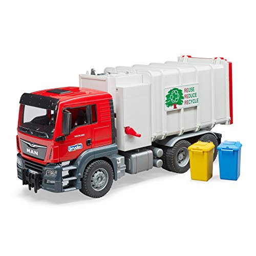 Bruder Toys Man TGS Side Loading Garbage Truck - sctoyswholesale