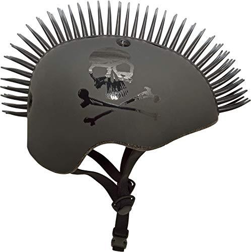 Krash Jolly Roger Mohawk Helmet, Youth 8+ Years, Black - sctoyswholesale