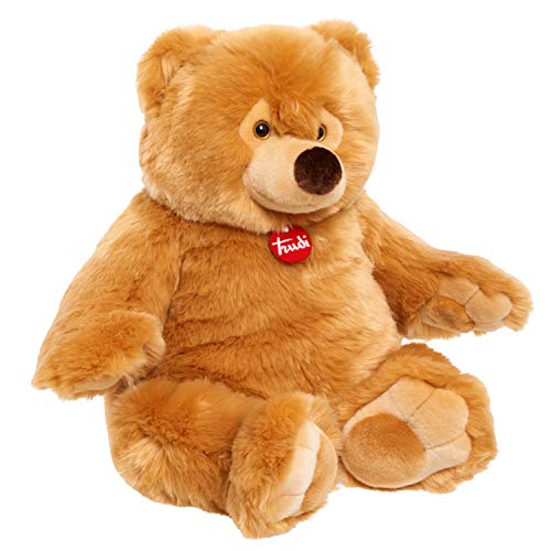 Premium Italian Designed Trudi Ettore Giant Teddy Bear, Big 22-inch Plush, Brown Bear, Kids Toys for Ages 3 Up by Just Play