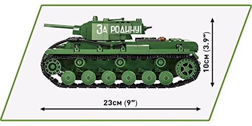 COBI Historical Collection: World War II KV-1 Heavy Tank (2555) , Green - sctoyswholesale