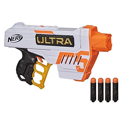 NERF Ultra Five Blaster -- 4-Dart Internal Clip, 4 Ultra Darts, Dart Storage - sctoyswholesale