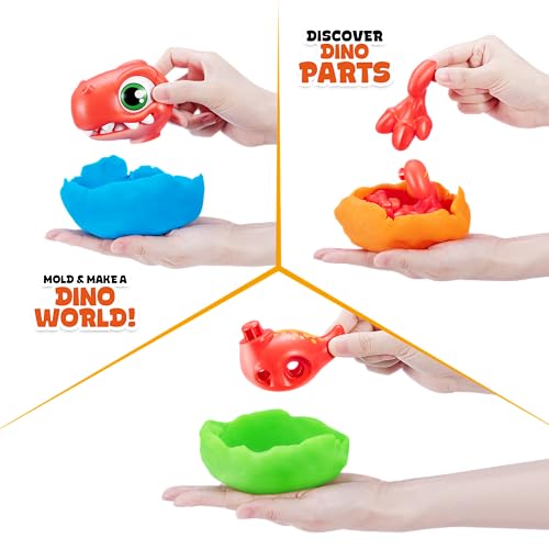 Smashers Junior Dino Dig Small Egg (Raptor) by ZURU 12+ Surprises Compounds Mold Dinosaur Preschool Toys Build Construct Sensory Play 18 months - 3 years