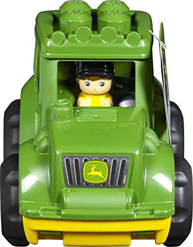 MEGA BLOKS John Deere Building Blocks Toy, Lil Tractor With 6 Pieces