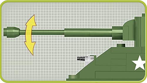 COBI Historical Collection M4A3E8 Sherman (Easy Eight) Tank, Army Green - sctoyswholesale