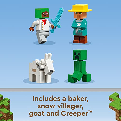 LEGO Minecraft The Bakery 21184 Building Toy Set for Kids, Girls, and Boys Ages 8+ (154 Pieces)