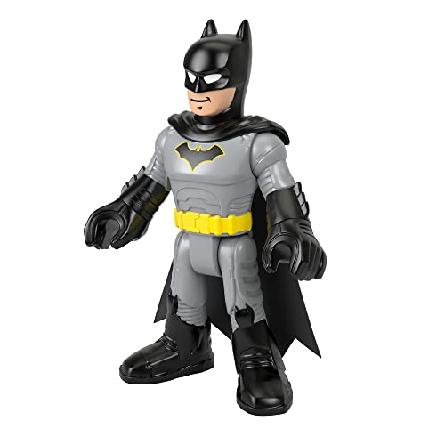 Imaginext DC Super Friends Batman Xl Toy 10-Inch Poseable Figure for Pretend Play Ages 3+ Years, Caped Crusader