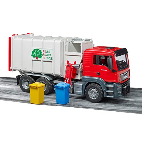 Bruder Toys Man TGS Side Loading Garbage Truck - sctoyswholesale