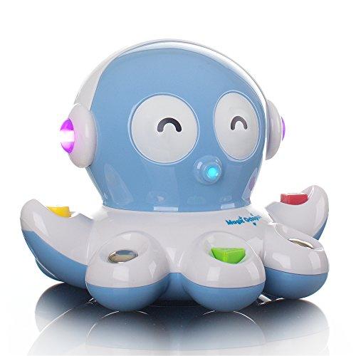 Magic Octopus Make Music interaction Cute Toy  with Lights 15 Songs for Kids - sctoyswholesale