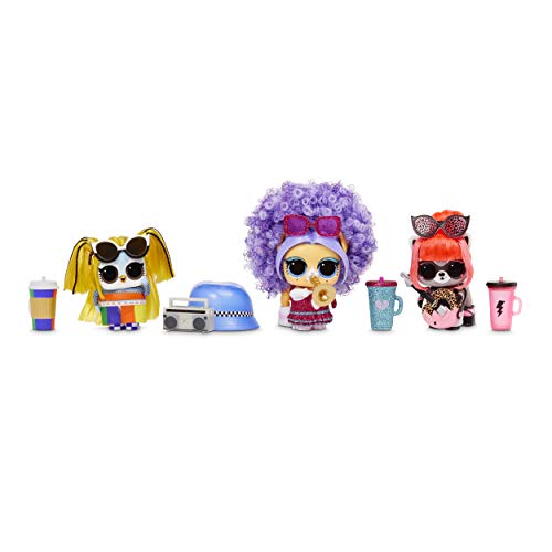 LOL Surprise Remix Pets 9 Surprises, Real Hair Includes Music Cassette Tape with Surprise Song Lyrics, Accessories, Dolls