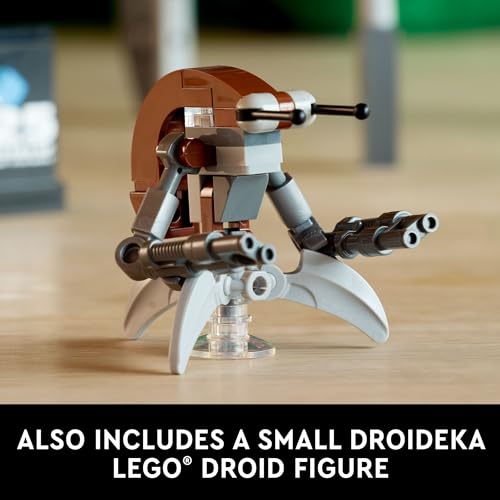 LEGO Star Wars Droideka Model for Build and Display, Collectible Brick Built Destroyer Droid Figure for May The 4th Be with You Décor, Star Wars Fan Gift Idea for Adults or Any Collector, 75381