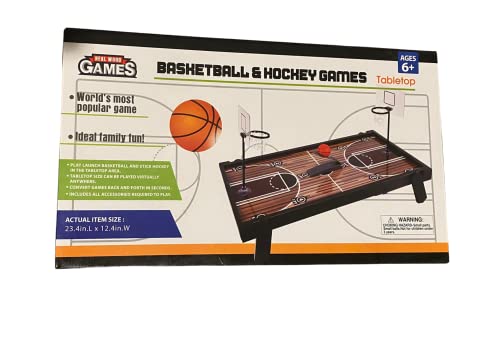 Tabletop Games Basketball and Hockey 6+Age Family Fun