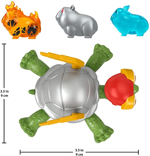 Fisher-Price DC League of Super-Pets Power Spin Merton The Turtle Figure Set with Accessories for Preschool Pretend Play - sctoyswholesale