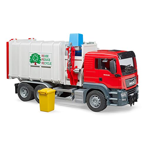 Bruder Toys Man TGS Side Loading Garbage Truck - sctoyswholesale