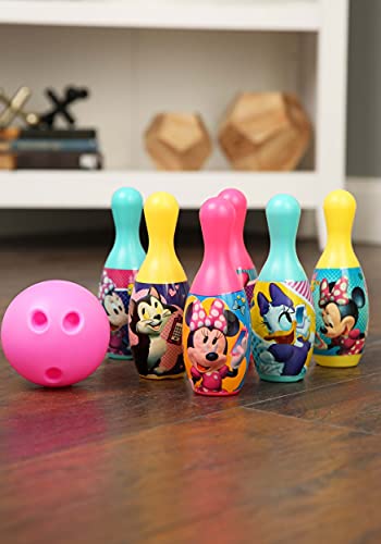 Minnie Mouse Disney Bowling Set Toy, Multicolor