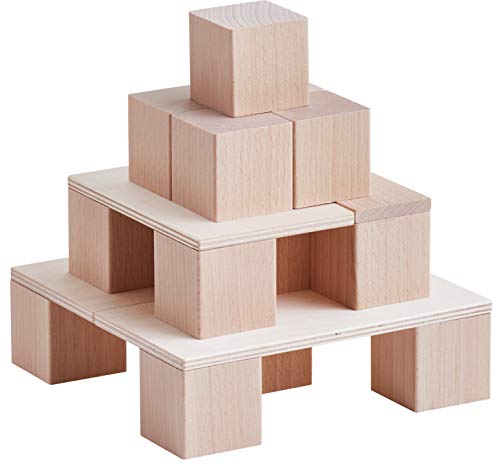 HABA Clever Up! Building Wooden Block System 4.0 for Ages 12 Months to 8 Years