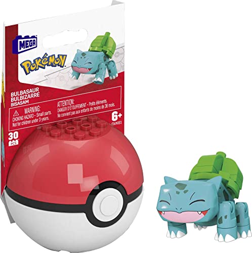 Mega Construx Pokemon Bulbasaur Construction Set, Building Toys for Kids