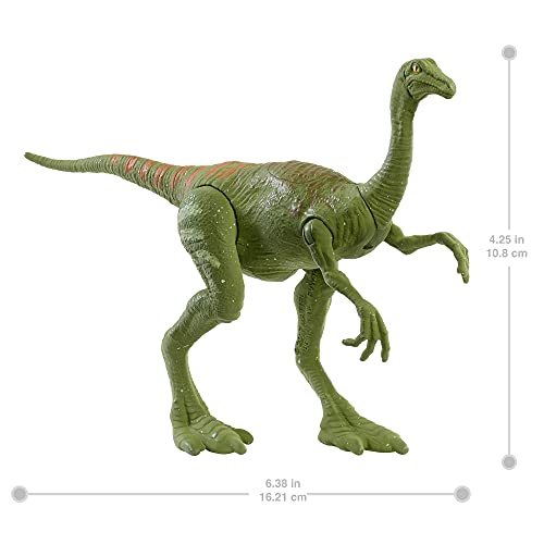 Jurassic World Toys Fierce Force Gallimimus Camp Cretaceous Dinosaur Action Figure with Movable Joints, Realistic Sculpting & Single Strike - sctoyswholesale