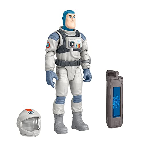 Disney Pixar Lightyear XL01 Buzz Lightyear 5 Inch Authentic Action Figure, 12 Posable Joints, Helmet & Fuel Cell