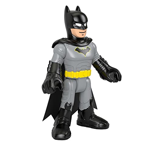 Imaginext DC Super Friends Batman Xl Toy 10-Inch Poseable Figure for Pretend Play Ages 3+ Years, Caped Crusader