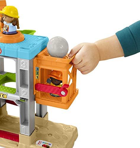 Fisher-Price Little People Load Up ‘n Learn Construction Site, musical playset with dump truck - sctoyswholesale