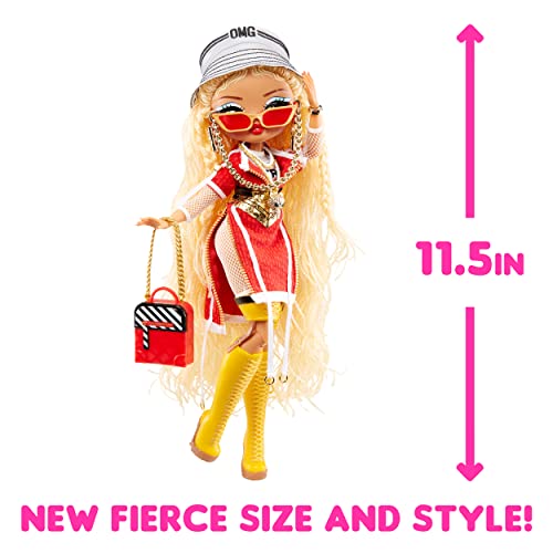 L.O.L. Surprise! OMG Fierce Swag 11.5" Fashion Doll with X Surprises Including Accessories & Outfits, Holiday Toy, Great Gift for Kids Girls Boys Ages 4 5 6+ Years Old & Collectors