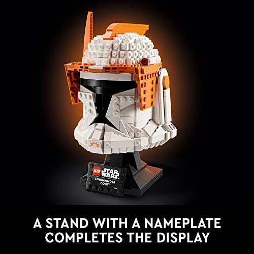 LEGO Star Wars Clone Commander Cody Helmet Collectible Set for Adults, The Clone Wars Memorabilia, Collection Gift Idea, Decor Display Model,766 Pieces